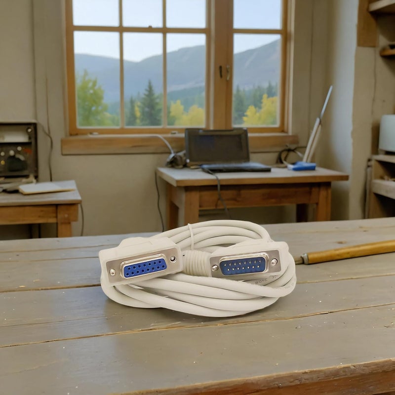 Your Cable Store 10 Foot DB15 15 Pin Serial Extension Cable - Image 2